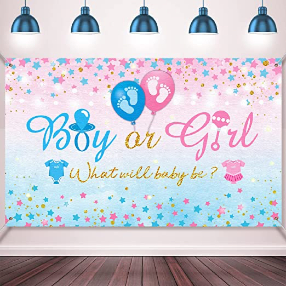 Baby Boy Gender Reveal Party - Ideas and Inspiration - Party Decorations - Party Supplies - Backdrop