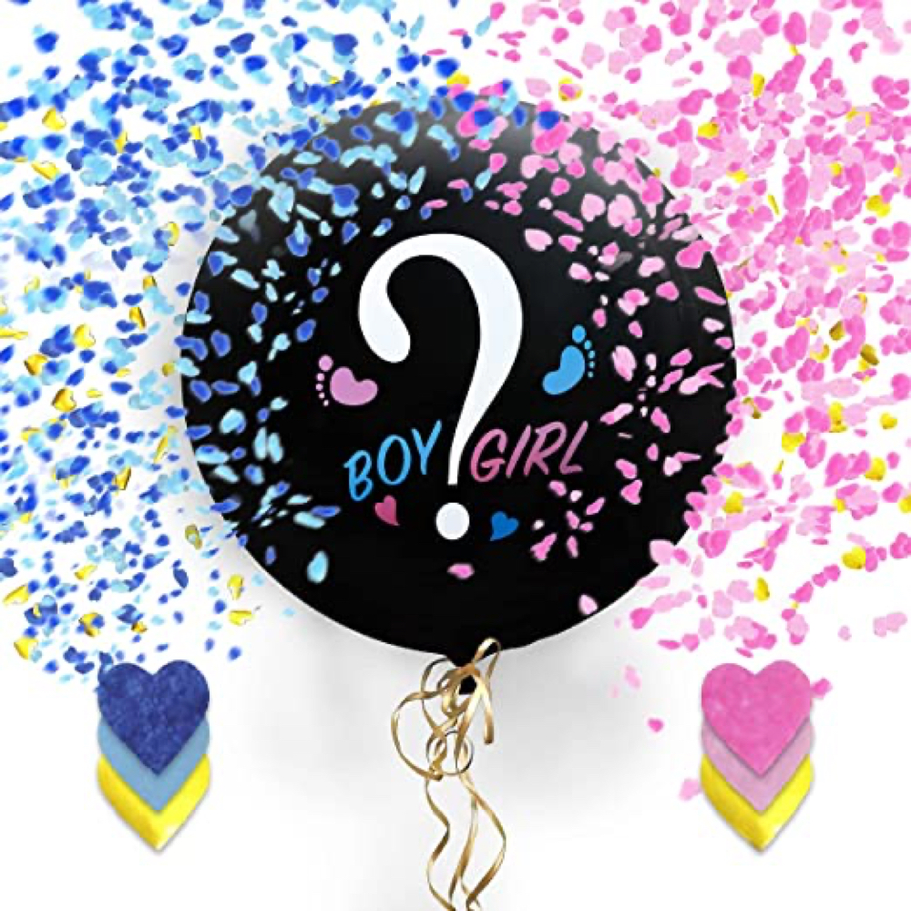Baby Boy Gender Reveal Party - Ideas and Inspiration - Party Decorations - Party Supplies - Confetti Balloons