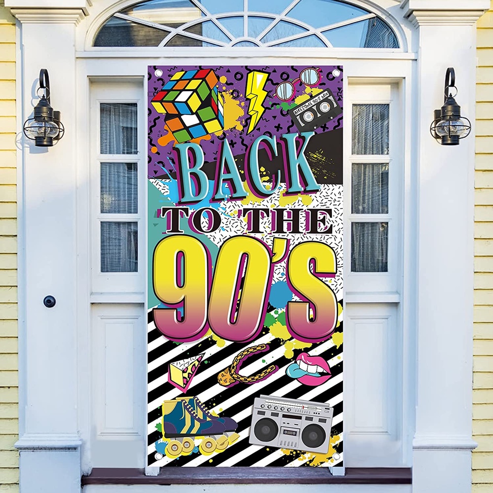 90s Throwback Bachelorette Party - Ideas - Inspiration - Themes - Decorations - Party Supplies - Door Banner
