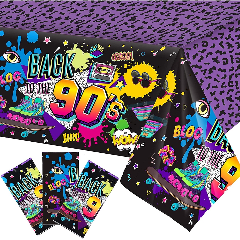 90s Throwback Bachelorette Party - Ideas - Inspiration - Themes - Decorations - Party Supplies - Tablecloth