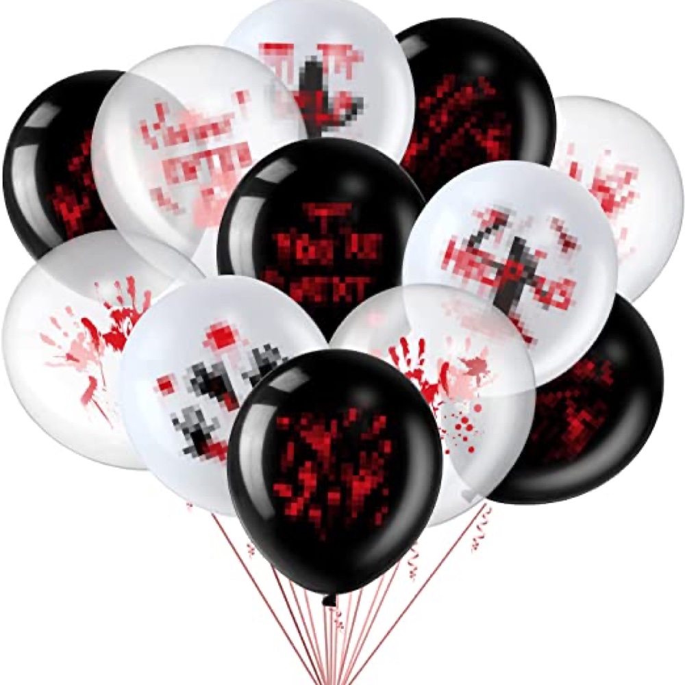 A Nightmare on Elm Street Themed Party - Horror Night Party - Freddy Krueger Themed Halloween Party - Decorations - Party Supplies - Ideas - Inspiration - Balloons
