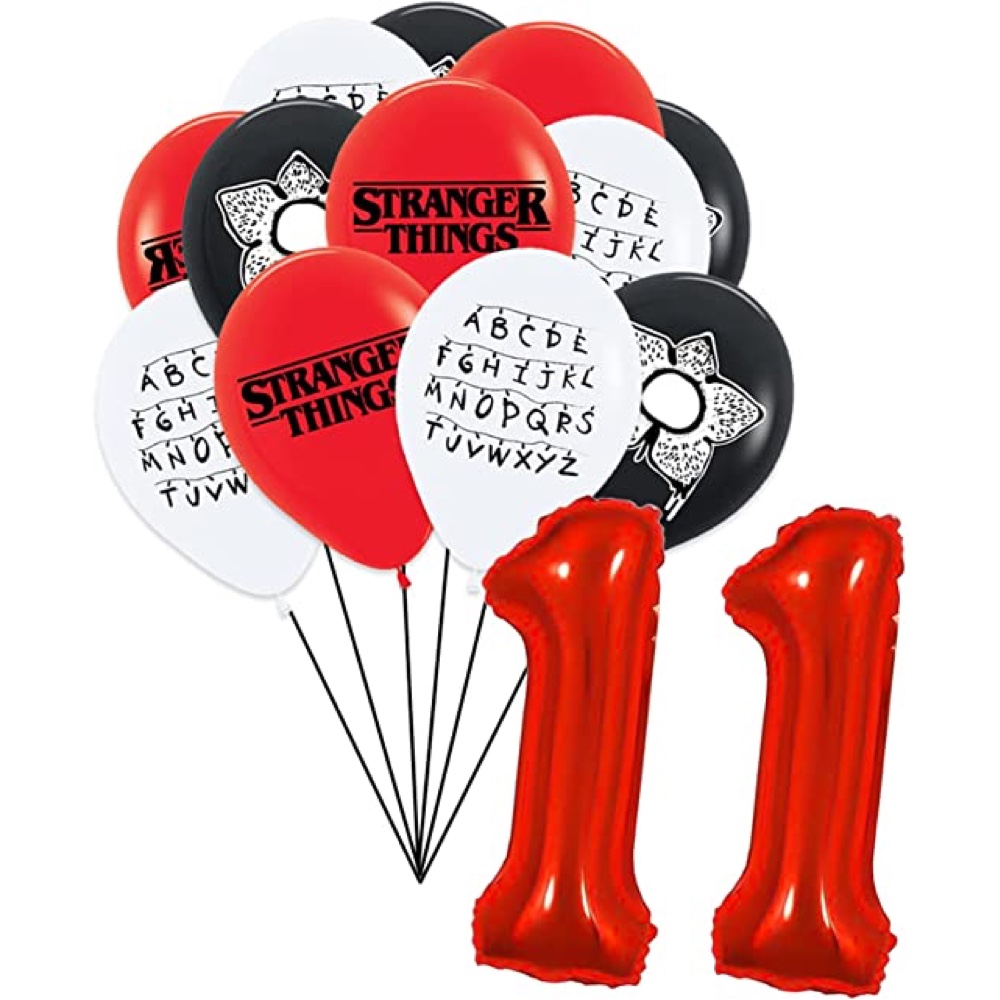 Stranger Things Themed Party - TV Show Theme - Netflix - Birthday Party Inspiration - Ideas - Decorations - Party Supplies - Balloons