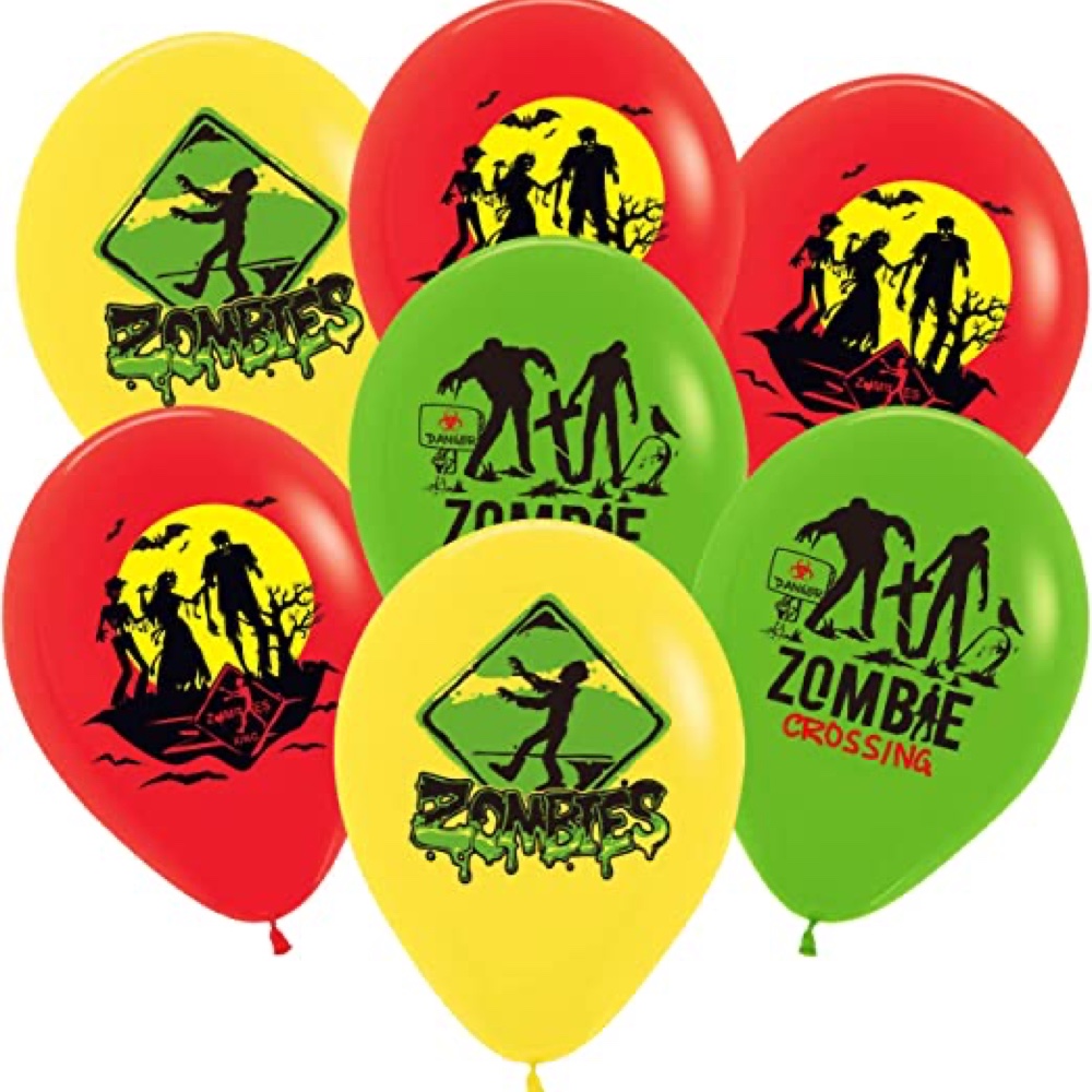 The Walking Dead Themed Halloween Party - Zombie - Ideas - Inspiration - Party Supplies - Decorations - Balloons