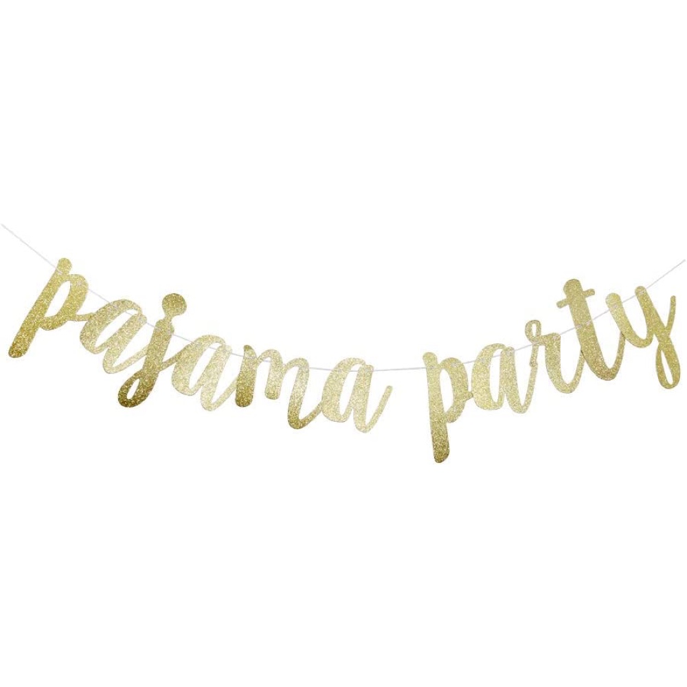 PJ Party - Pyjama Party - Slumber Party - Sleepover Party - Adults - Kids - Ideas - Inspiration - Activities - Party Supplies Decorations - Banner