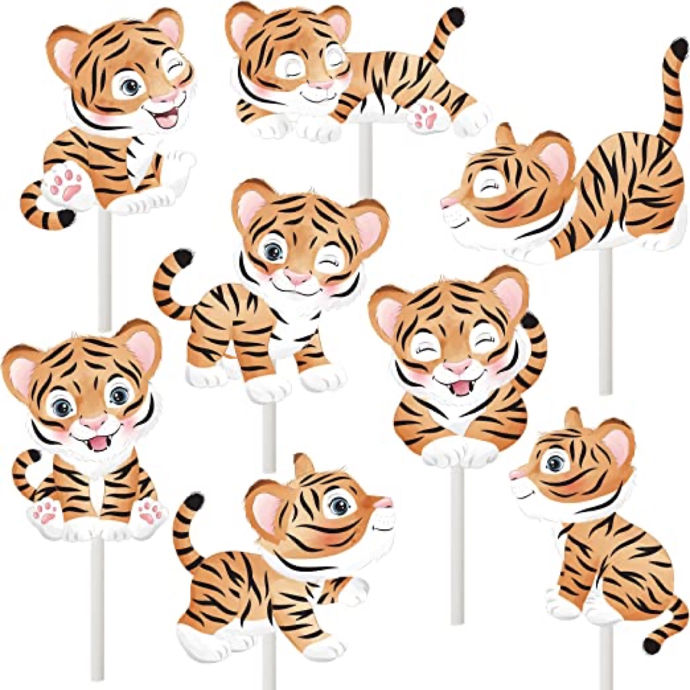 Tiger King Themed Party - Joe Exotic Theme Party - Birthday Party - Office Party - Ideas and Inspiration - Decorations - Party Supplies - Cupcake Toppers
