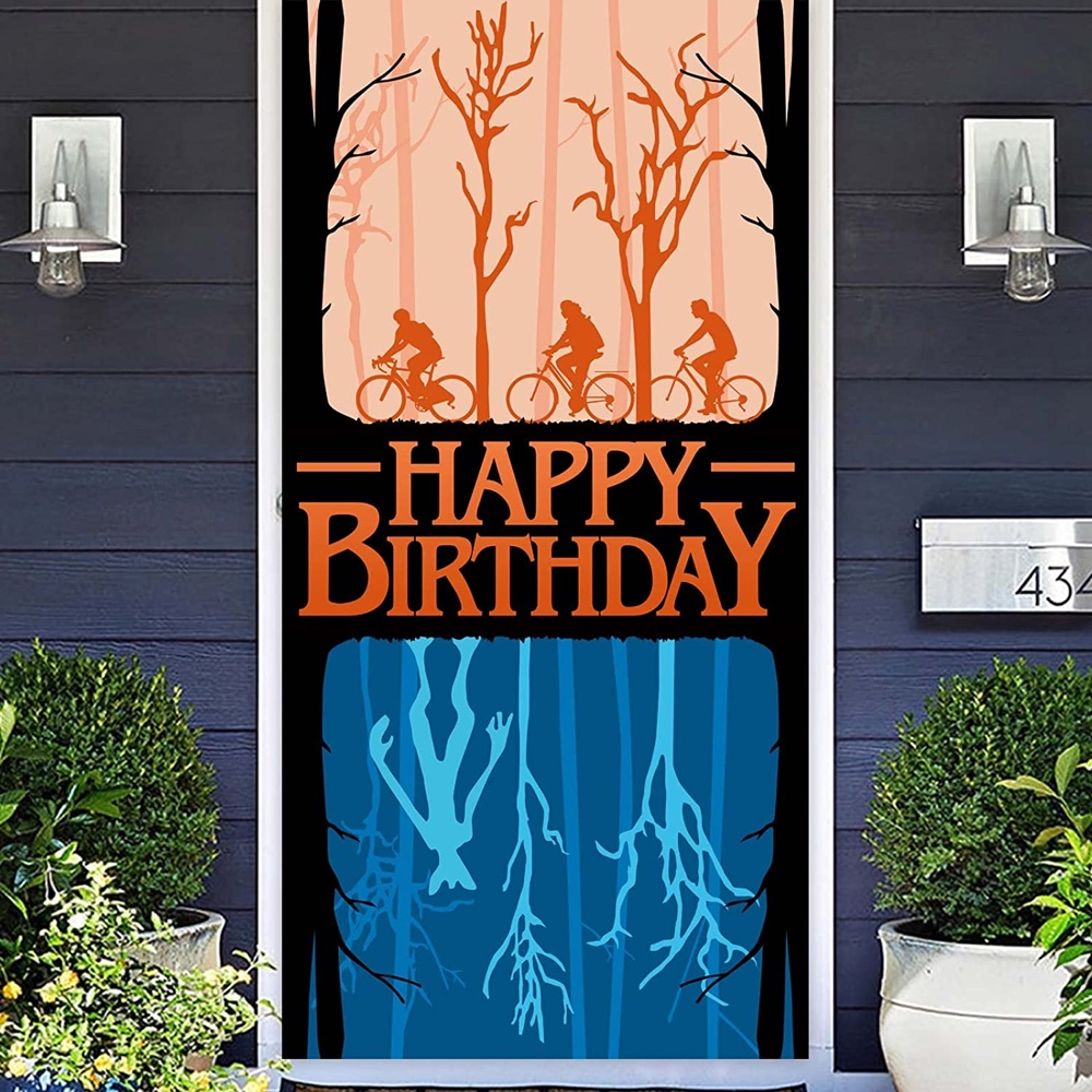 Stranger Things Themed Party - TV Show Theme - Netflix - Birthday Party Inspiration - Ideas - Decorations - Party Supplies - Door Poster