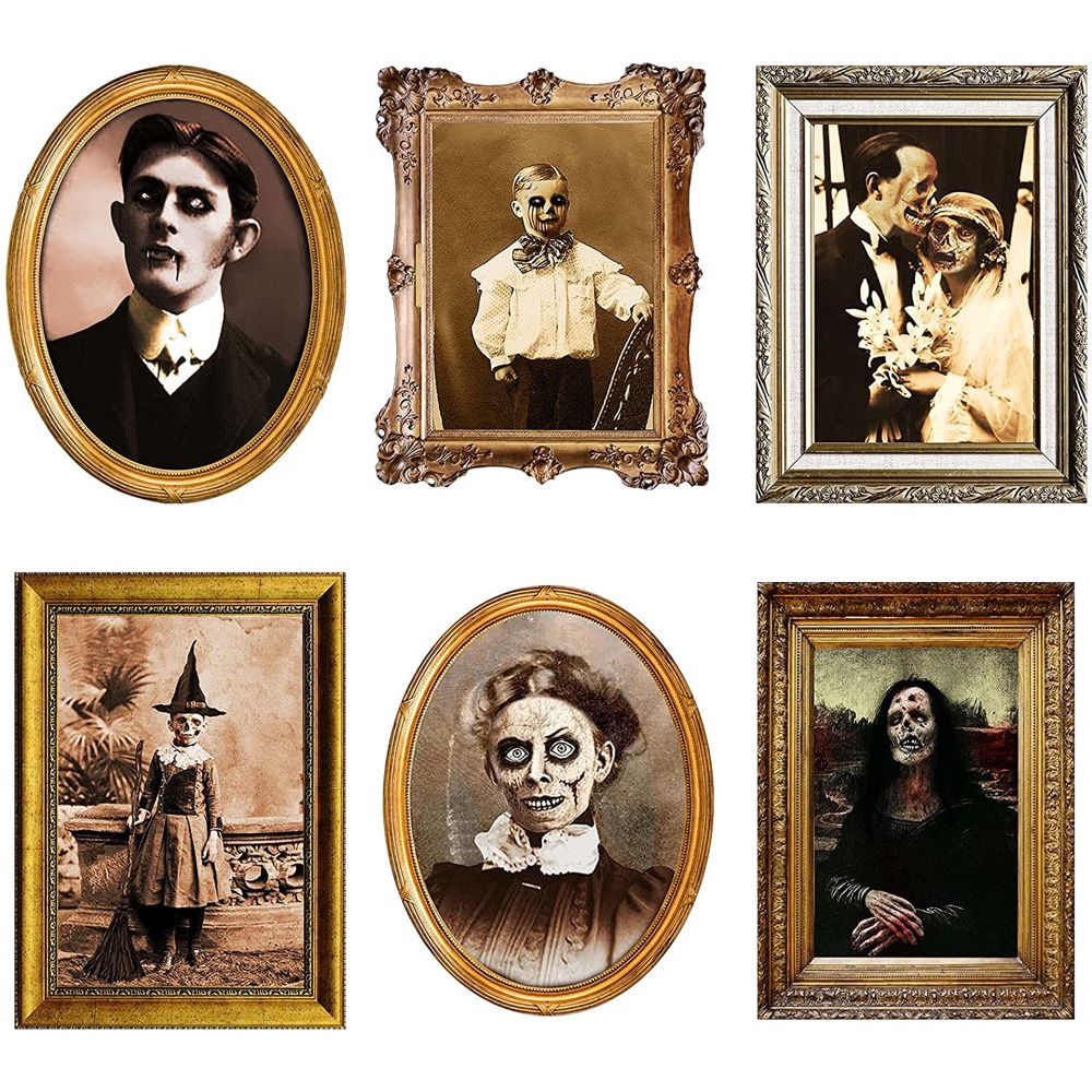 Haunted House Themed Halloween Party - Party Supplies - Decorations - Ideas - Inspiration - Haunted Portraits