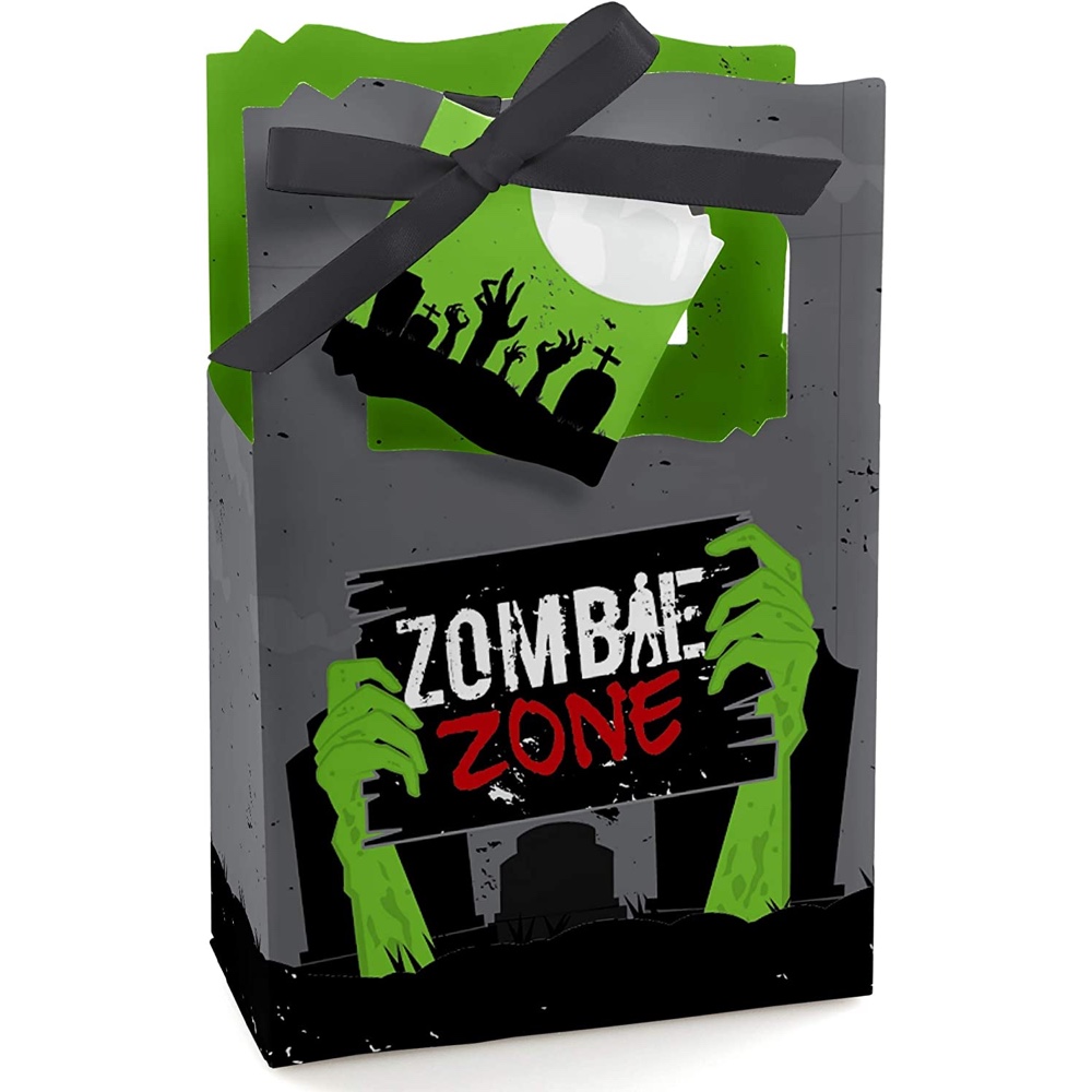 The Walking Dead Themed Halloween Party - Zombie - Ideas - Inspiration - Party Supplies - Decorations - Party Favor Bags