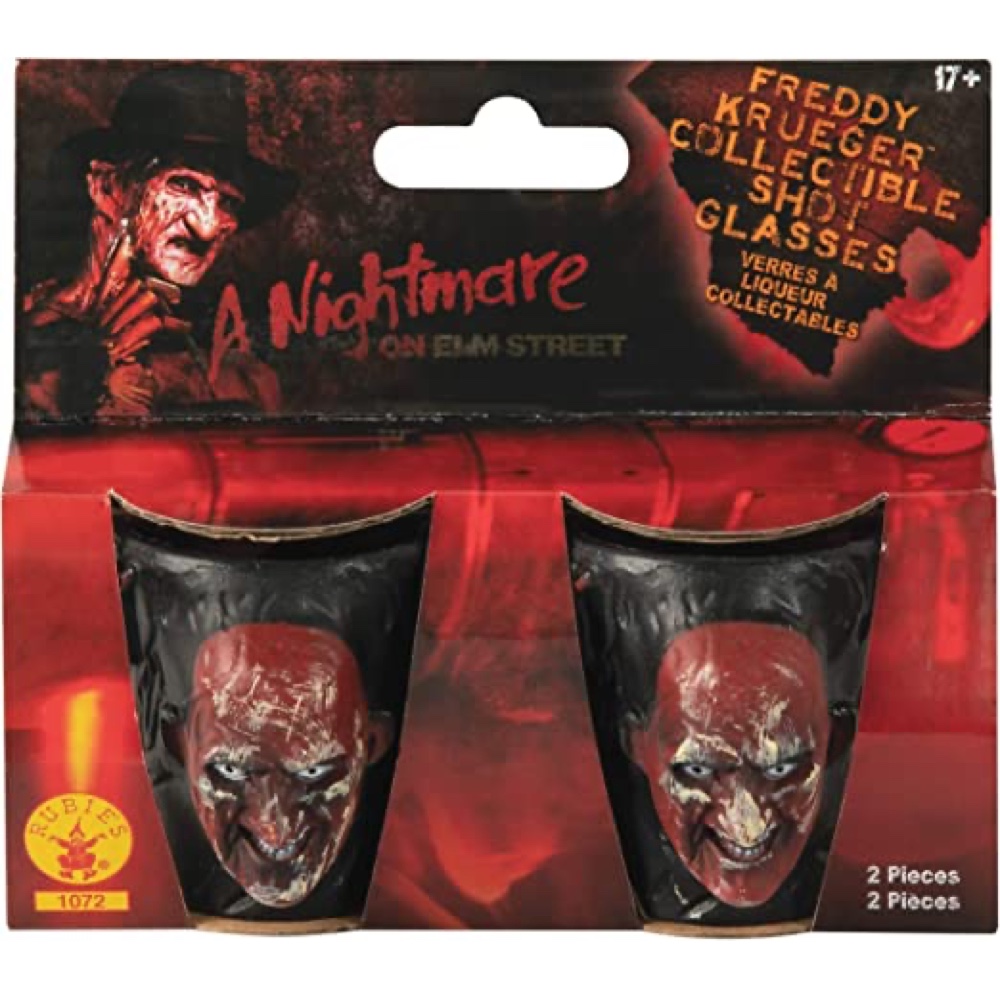 A Nightmare on Elm Street Themed Party - Horror Night Party - Freddy Krueger Themed Halloween Party - Decorations - Party Supplies - Ideas - Inspiration - Shot Glasses