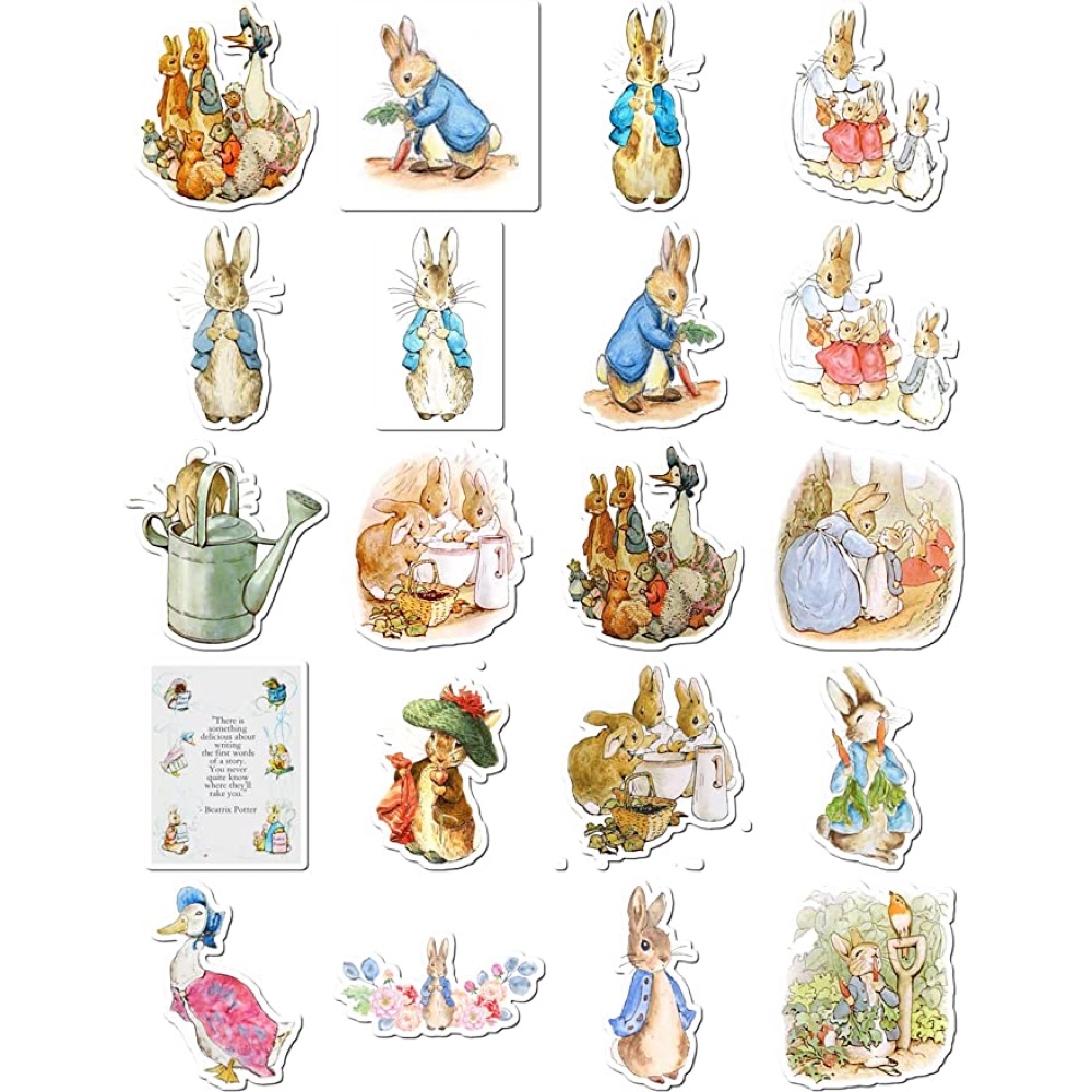Peter Rabbit Themed Party - Baby Shower - Birthday Party - Kids - Child's - Ideas - Inspiration - Party Decorations - Party Supplies - Stickers
