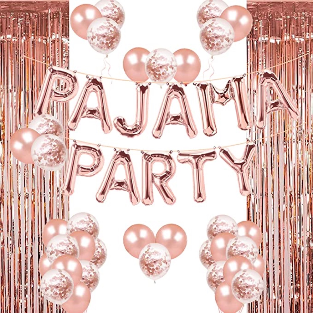 PJ Party - Pyjama Party - Slumber Party - Sleepover Party - Adults - Kids - Ideas - Inspiration - Activities - Party Supplies Decorations - Party Supplies Set Kit