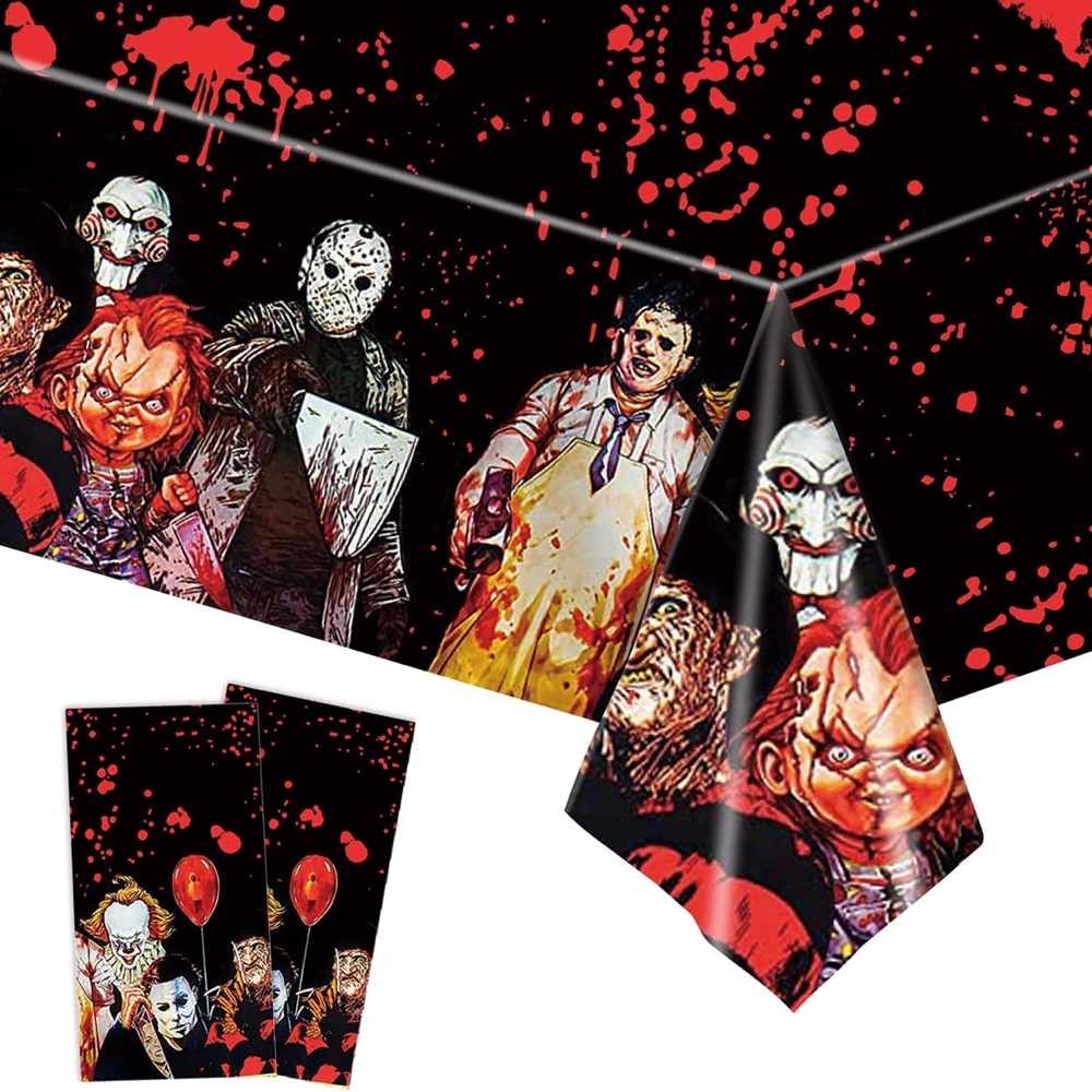 IT Themed Halloween Party - Pennywise Themed Halloween Party - Horror Night - Scare Room - Decorations - Party Supplies - Ideas - Inspiration - Tablecloth
