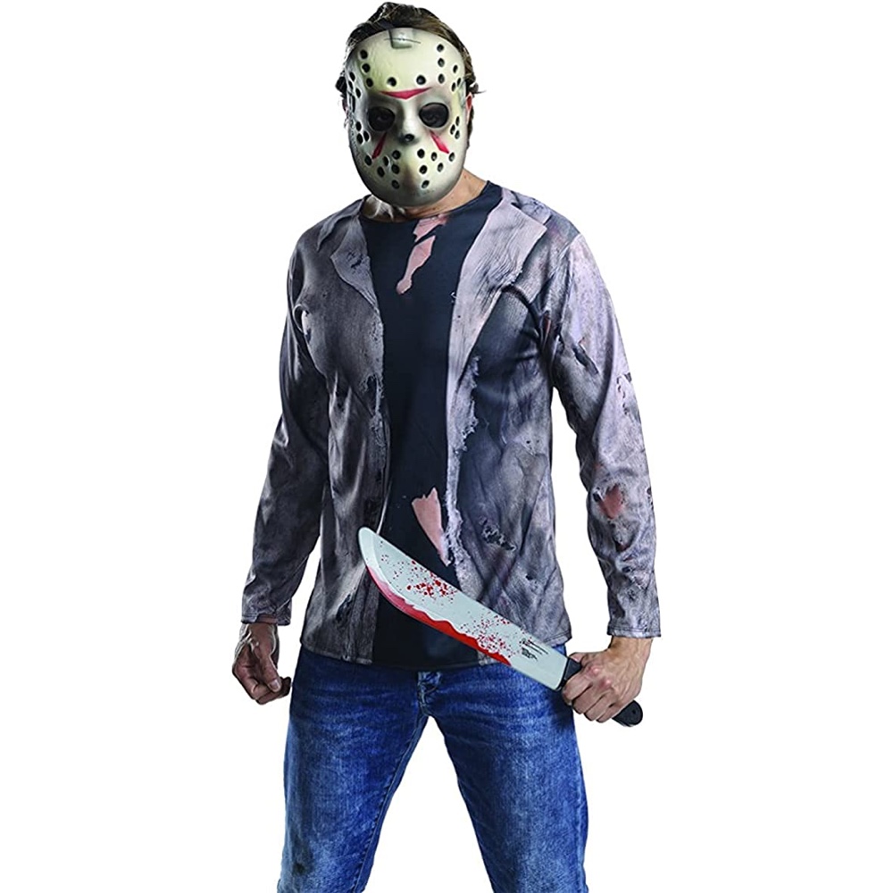 Friday the 13th Themed Halloween Party - Camp Crystal Lake Themed Halloween Party - Jason Voorhees Themed Halloween Party - Party Supplies - Party Decorations - Ideas - Inspiration - Birthday Party - Costume