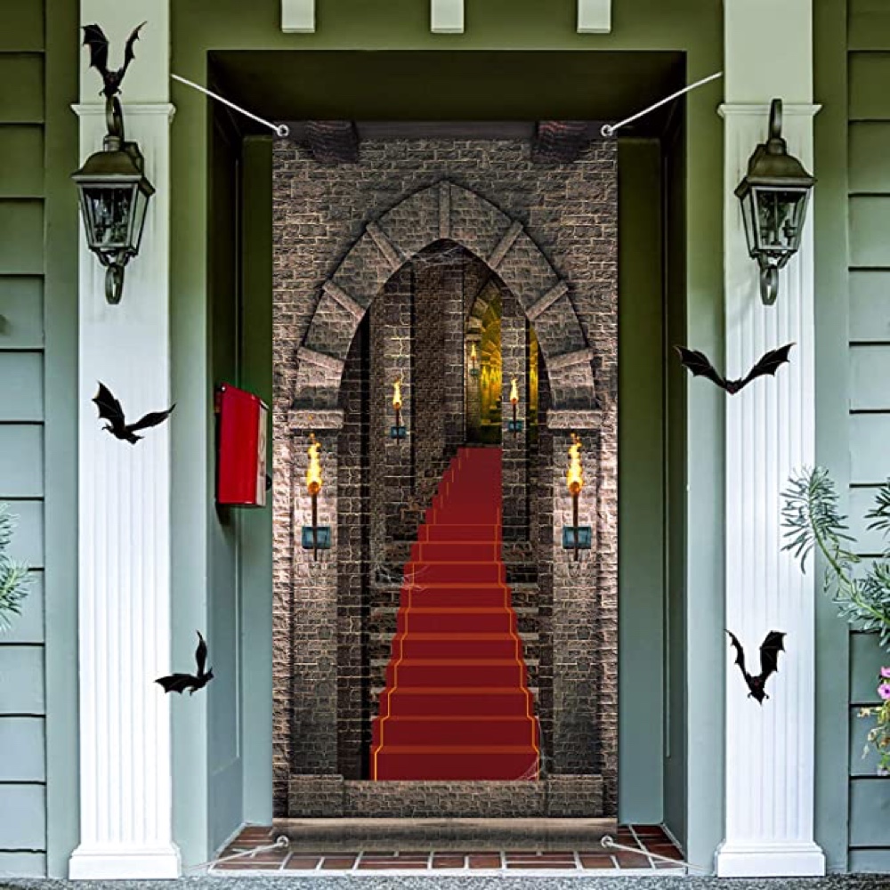Vampire Themed Party - Vampire Themed Halloween Party Dracula Themed Halloween Party - Birthday - Ideas - Inspiration - Party Supplies - Party Decorations - Door Banner Cover