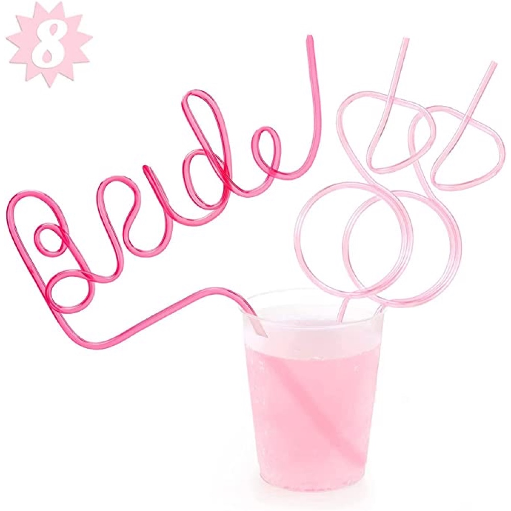 Bohemian Bride Tribe Bachelorette Party - Ideas - Inspiration - Party Supplies - DIY _ Party Decorations - Bride Drinking Straw