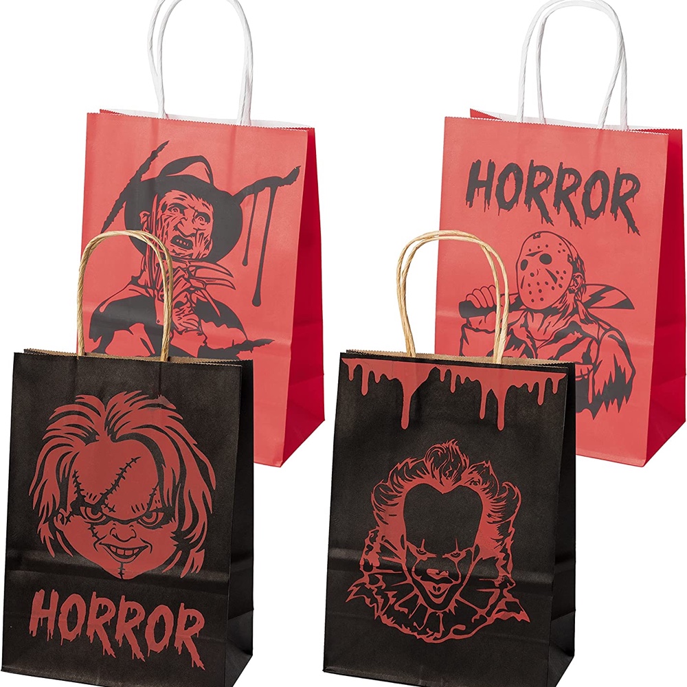 Friday the 13th Themed Halloween Party - Camp Crystal Lake Themed Halloween Party - Jason Voorhees Themed Halloween Party - Party Supplies - Party Decorations - Ideas - Inspiration - Birthday Party - Party Favor Bags