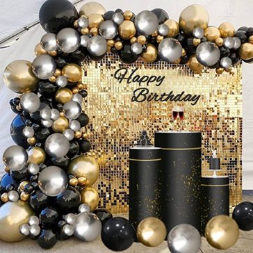 Glitter Themed Party - New Years Eve Party - Christmas Party - Birthday Party - Ideas - Decorations - Inspiration - DIY - Party Supplies