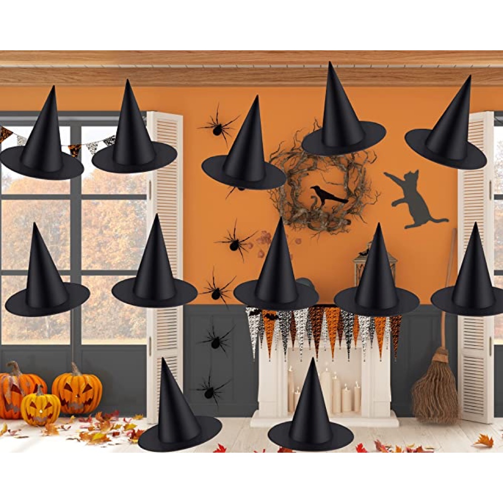Witch Themed Halloween Party - Hocus Pocus Themed Halloween Party - Spooky Party Scare Room - Ideas - Inspiration - Party Decorations - Party Supplies - Hanging Decorations