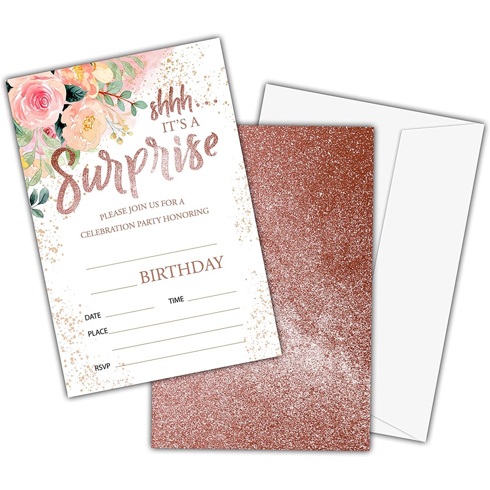 Glitter Themed Party - New Years Eve Party - Christmas Party - Birthday Party - Ideas - Decorations - Inspiration - DIY - Party Supplies - Party Invitations - Invites