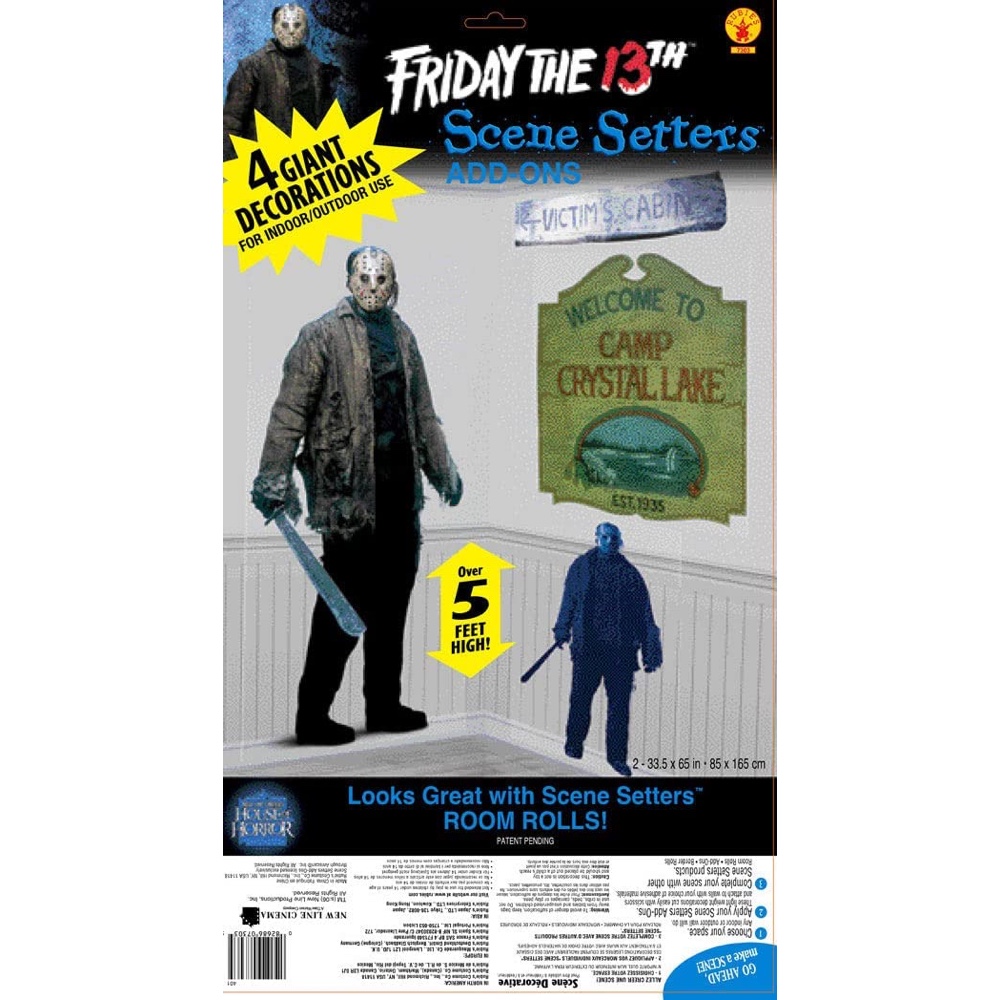 Friday the 13th Themed Halloween Party - Camp Crystal Lake Themed Halloween Party - Jason Voorhees Themed Halloween Party - Party Supplies - Party Decorations - Ideas - Inspiration - Birthday Party - Horror Movie Scene Setter
