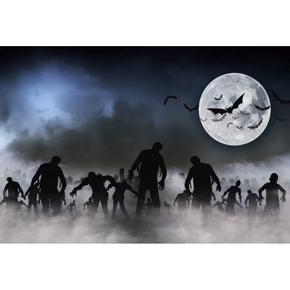 Dawn of the Dead Themed Halloween Party - Zombie Horror Party - Scary - Walking Dead - Ideas and Inspiration - Party Decorations - Party Supplies - Backdrop