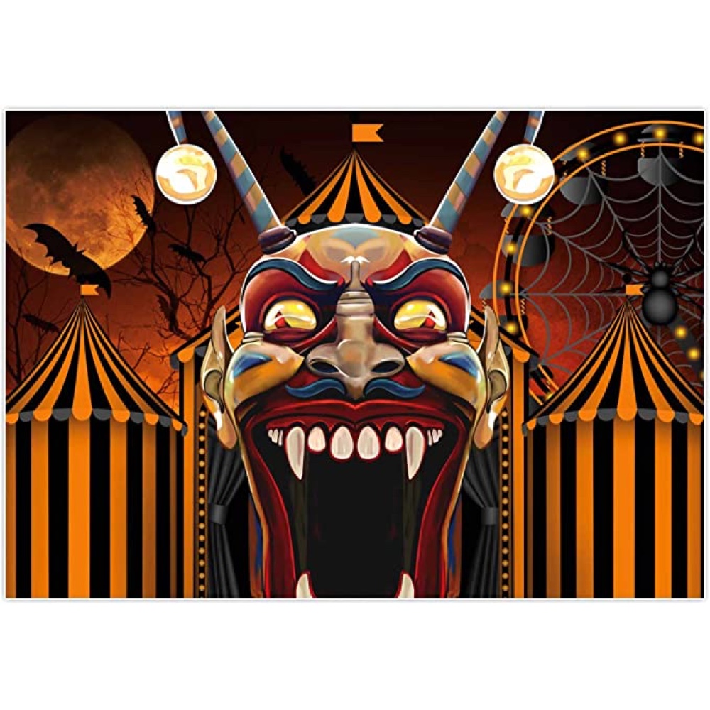 Freak Show Themed Halloween Party - Scary - Horror - Ideas - Inspiration - Party Decorations - Party Supplies - Backdrop
