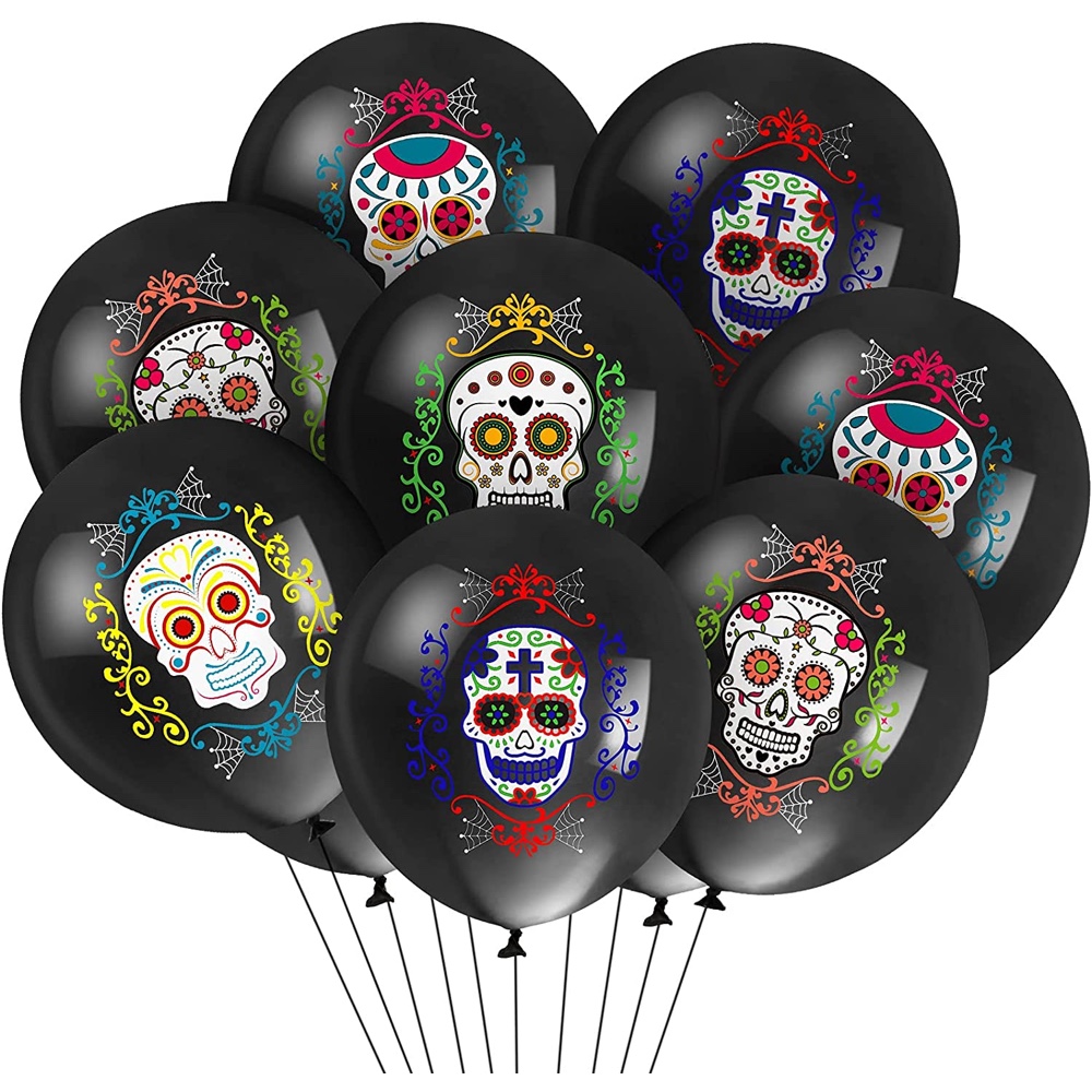 Day of the Dead Themed Halloween Party - Ideas - Inspiration - Party Supplies - Party Decorations - Balloons