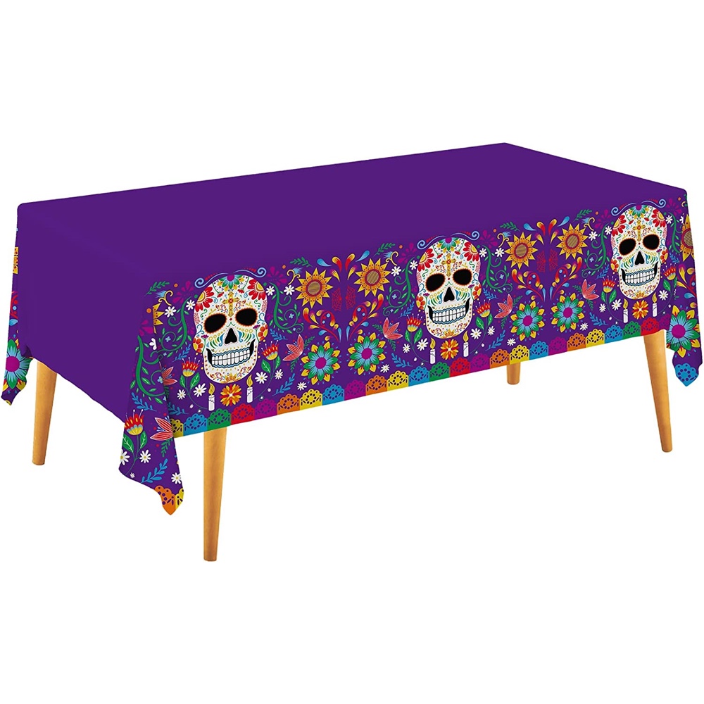 Day of the Dead Themed Halloween Party - Ideas - Inspiration - Party Supplies - Party Decorations - Tablecloth