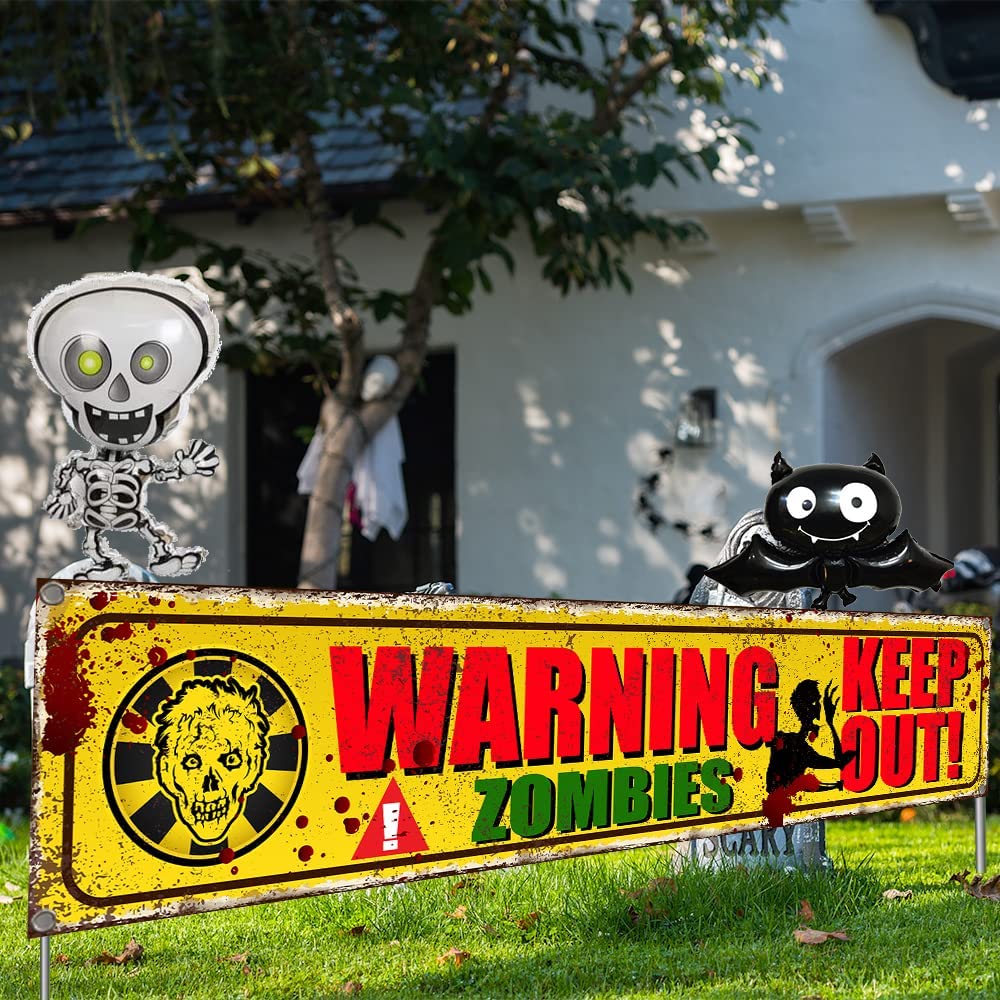 Dawn of the Dead Themed Halloween Party - Zombie Horror Party - Scary - Walking Dead - Ideas and Inspiration - Party Decorations - Party Supplies - Yard Banner Decoration