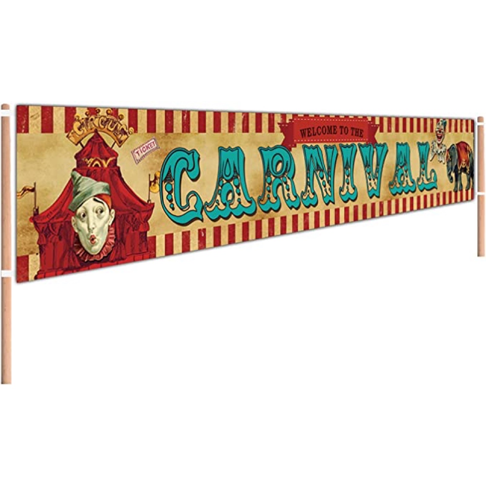 Freak Show Themed Halloween Party - Scary - Horror - Ideas - Inspiration - Party Decorations - Party Supplies - Yard Banner