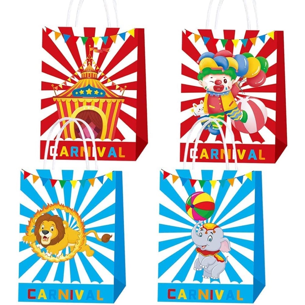 Clown Themed Party - Childs - Children - Birthday Party - Ideas - Inspiration - Party Decorations - Party Supplies - Party Favor Bags