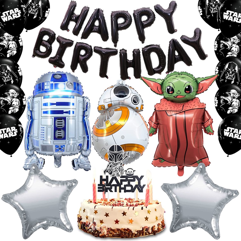 Star Wars Themed Party - Birthday Party - Ideas - Inspiration - Party Supplies - Party Decorations - Star Wars Balloons