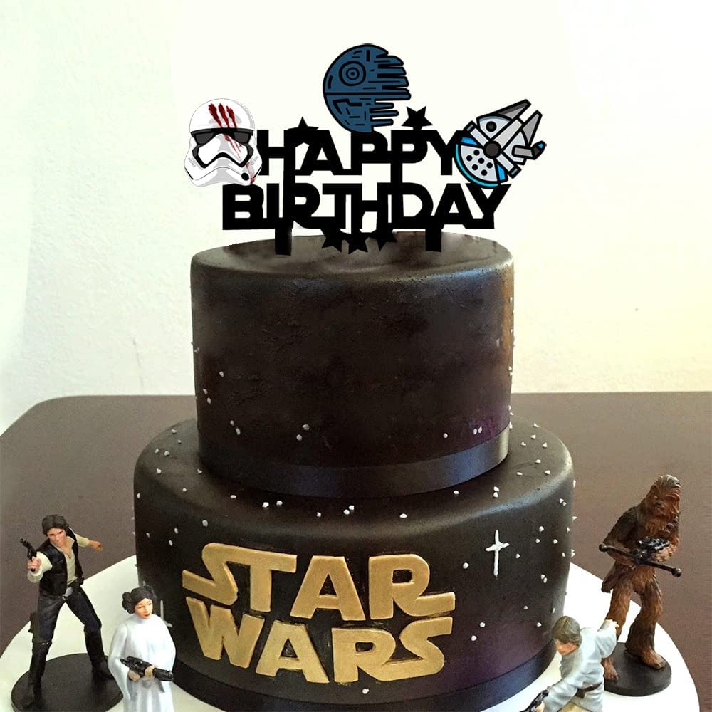 Star Wars Themed Party - Birthday Party - Ideas - Inspiration - Party Supplies - Party Decorations - Cake Decorating Kit - Cake Topper