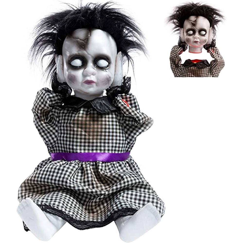 Paranormal Activity Themed Halloween Party - Haunted House - Scare Room - Ghosts - Scary Party - Ideas - Inspiration - Party Supplies - Party Decorations - Animated Creepy Doll - Haunted Doll