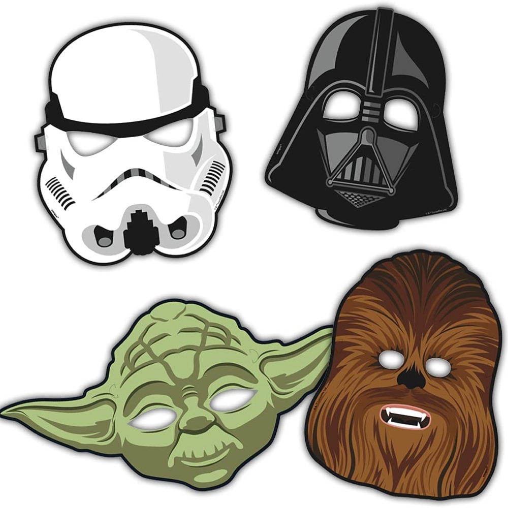 Star Wars Themed Party - Birthday Party - Ideas - Inspiration - Party Supplies - Party Decorations - Photo Props - Masks