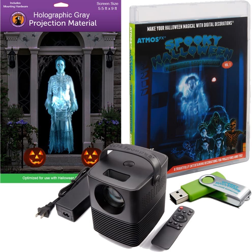 Poltergeist Themed Halloween Party - Horror Movie - Scary - Haunted House - Ghost - Ideas and Inspiration - Party Decorations - Party Supplies - Halloween 3D Hologram Projector