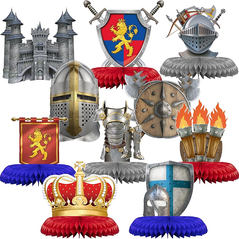 Medieval Themed Party - Birthday Party - Kids - Adults - Ideas - Inspiration - Party Supplies - Party Decorations - Party Supplies Set