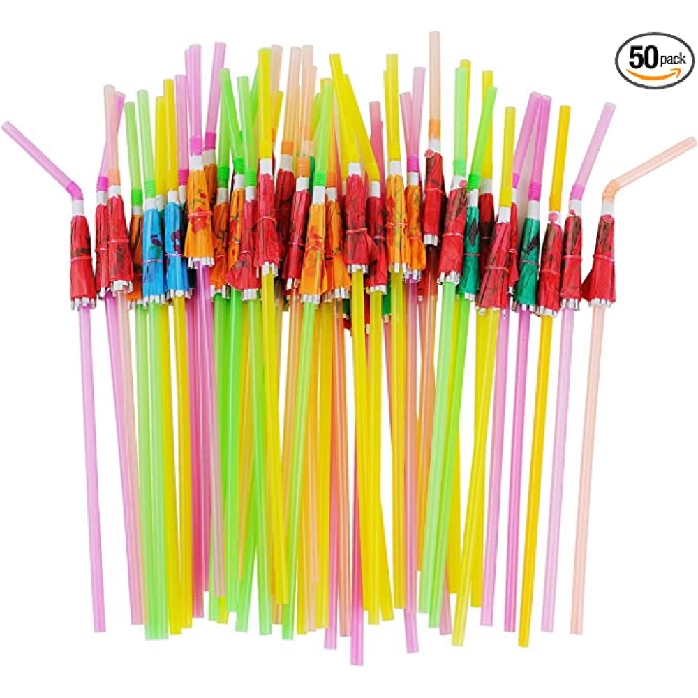 Hawaiian Themed Party - Birthday Party - Ideas - Inspiration - Party Decorations - Party Supplies - Drinking Straws