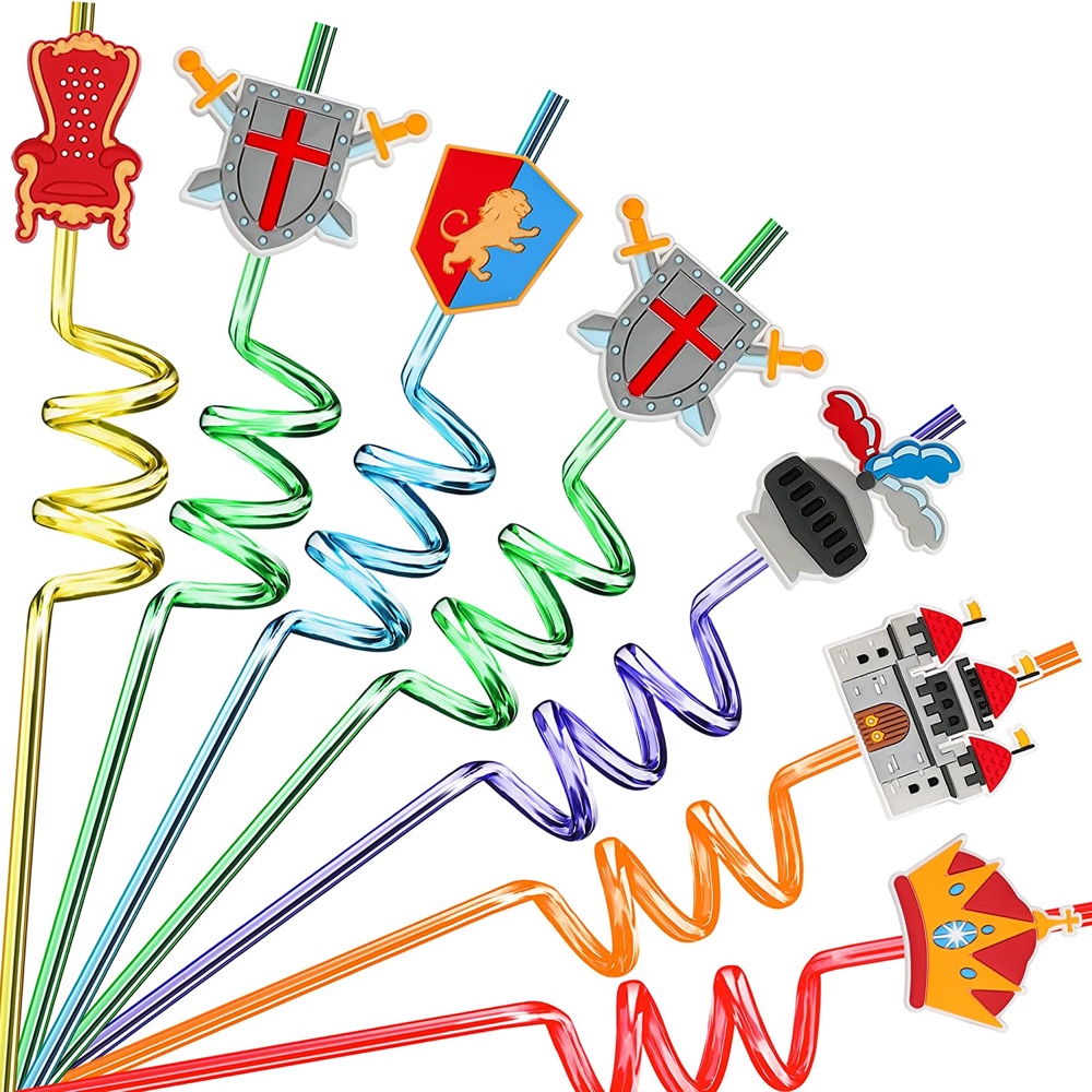 Medieval Themed Party - Birthday Party - Kids - Adults - Ideas - Inspiration - Party Supplies - Party Decorations - Drinking Straws