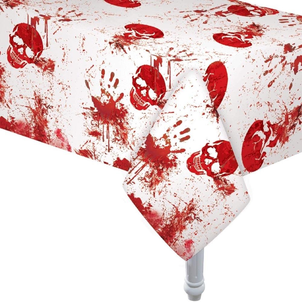 28 Days Later Themed Halloween Party - Scary Zombie Party - Ideas - Inspiration - Party Decorations - Party Supplies - Tablecloth