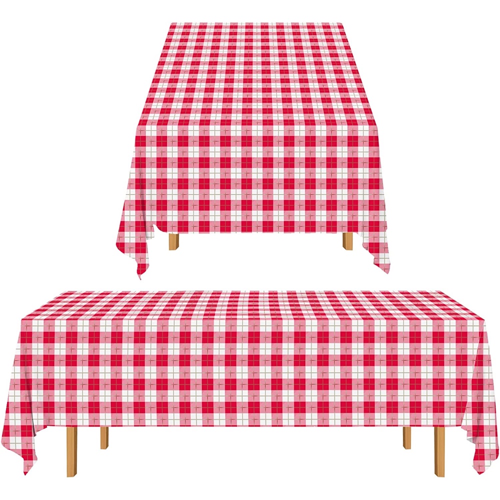 Outdoor BBQ Themed Party - Outdoor Barbeque Themed Party - Summer Birthday Party - Celebration Ideas - Inspiration - Party Decorations - Party Supplies - Food - Tablecloth