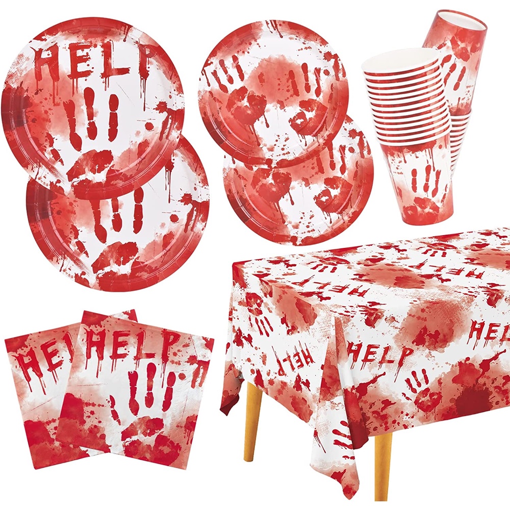 Michael Jackson Themed Party - Michael Jackson Themed Halloween Party - Zombie - Scary - Ideas and Inspiration - Party Supplies - Party Decorations - Tableware