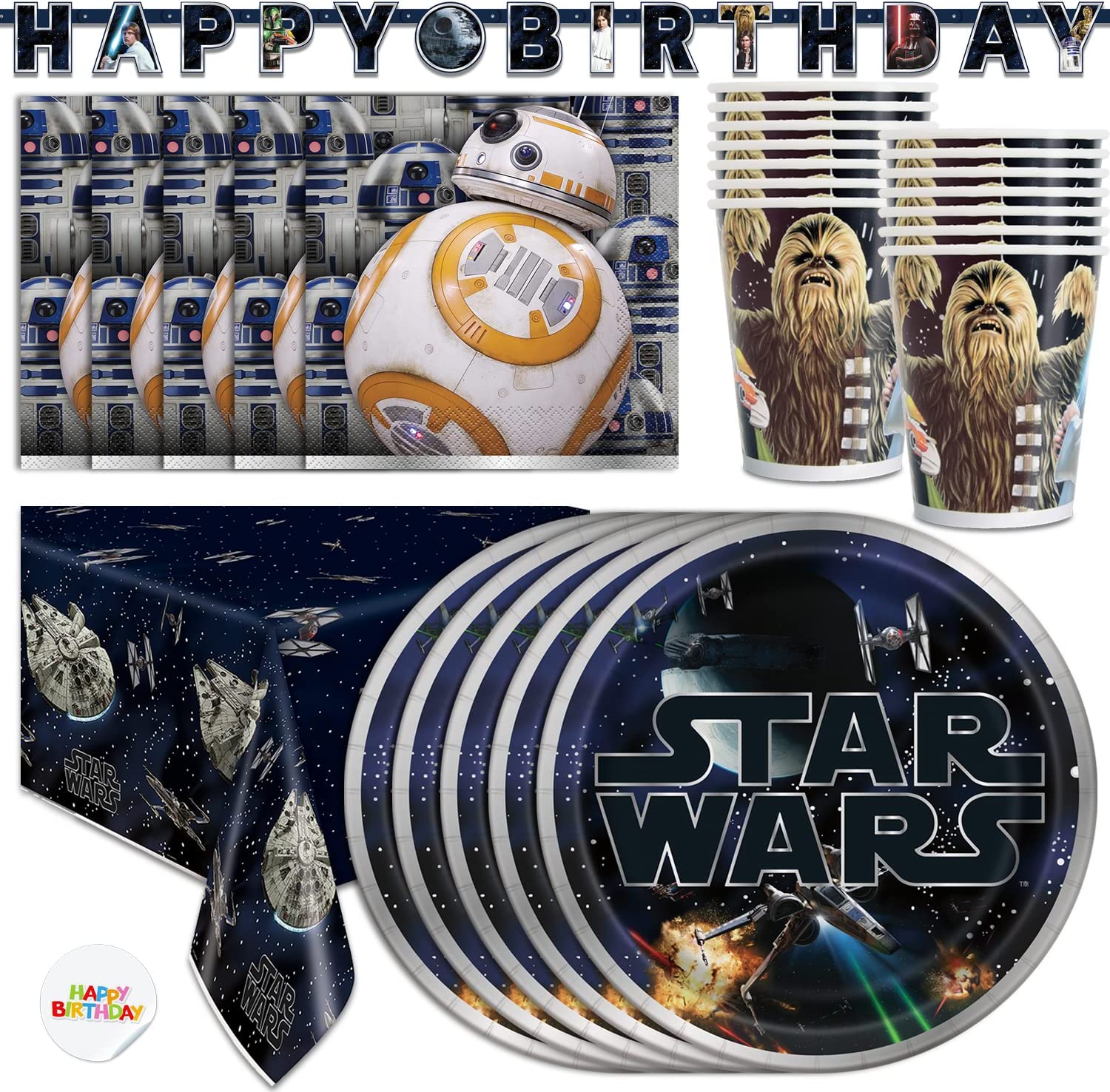 Star Wars Themed Party - Birthday Party - Ideas - Inspiration - Party Supplies - Party Decorations - Tableware