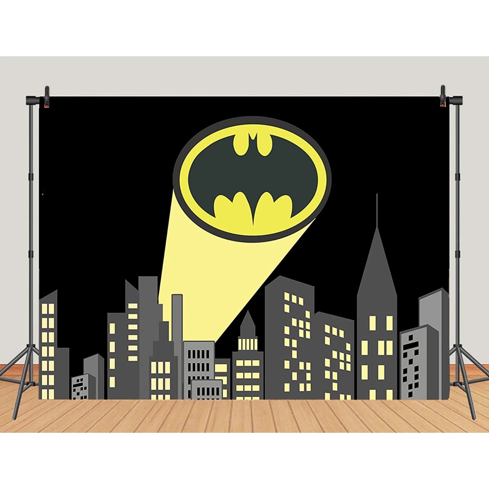 Batman Themed Party - Ideas - Inspiration - Kids - Children - Birthday Party - Party Decorations - Party Supplies - Backdrop
