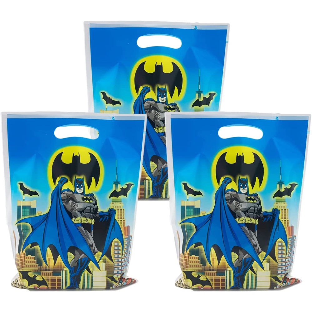 Batman Themed Party - Ideas - Inspiration - Kids - Children - Birthday Party - Party Decorations - Party Supplies - Party Favor Bags