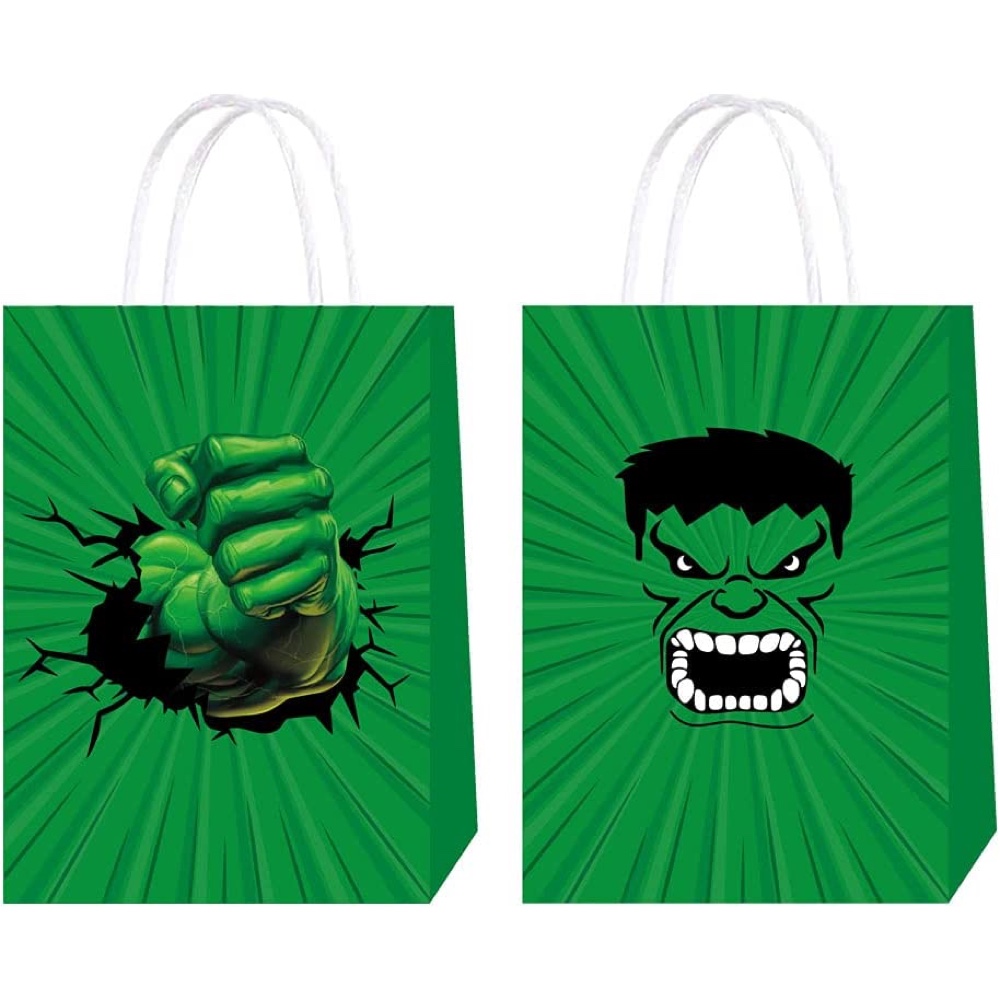 Incredible Hulk Themed Party - Birthday Party - Ideas - Inspiration - Party Supplies - Party Decorations - Party Favor Bags