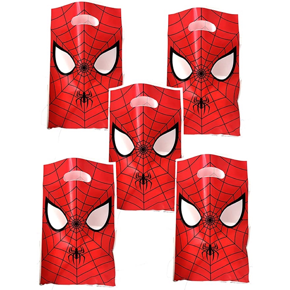 Spiderman Themed Party - Kids - Childs - Birthday Party - Ideas - Inspiration - Party Supplies - Party Decorations - Party Favor Bags
