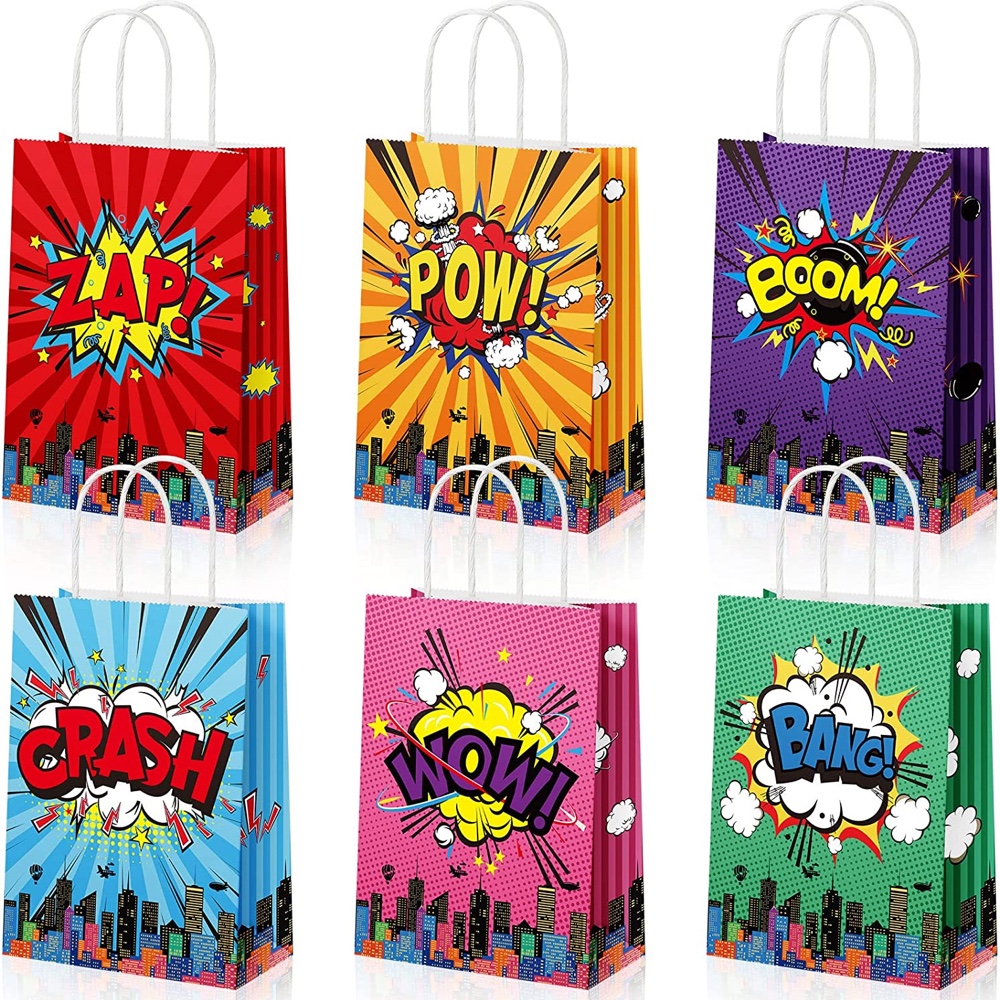 Superman Themed Party - Kids - Childs - Birthday Party - Ideas - Inspiration - Party Supplies - Party Decorations - Party Favor Bags