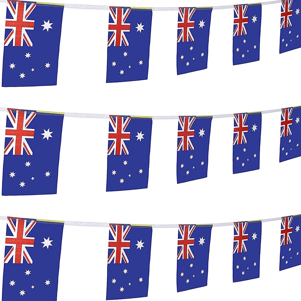 Australian Christmas Themed Party - Party Decoration - Party Supplies - Ideas - Inspiration - Decorative Flag Banner