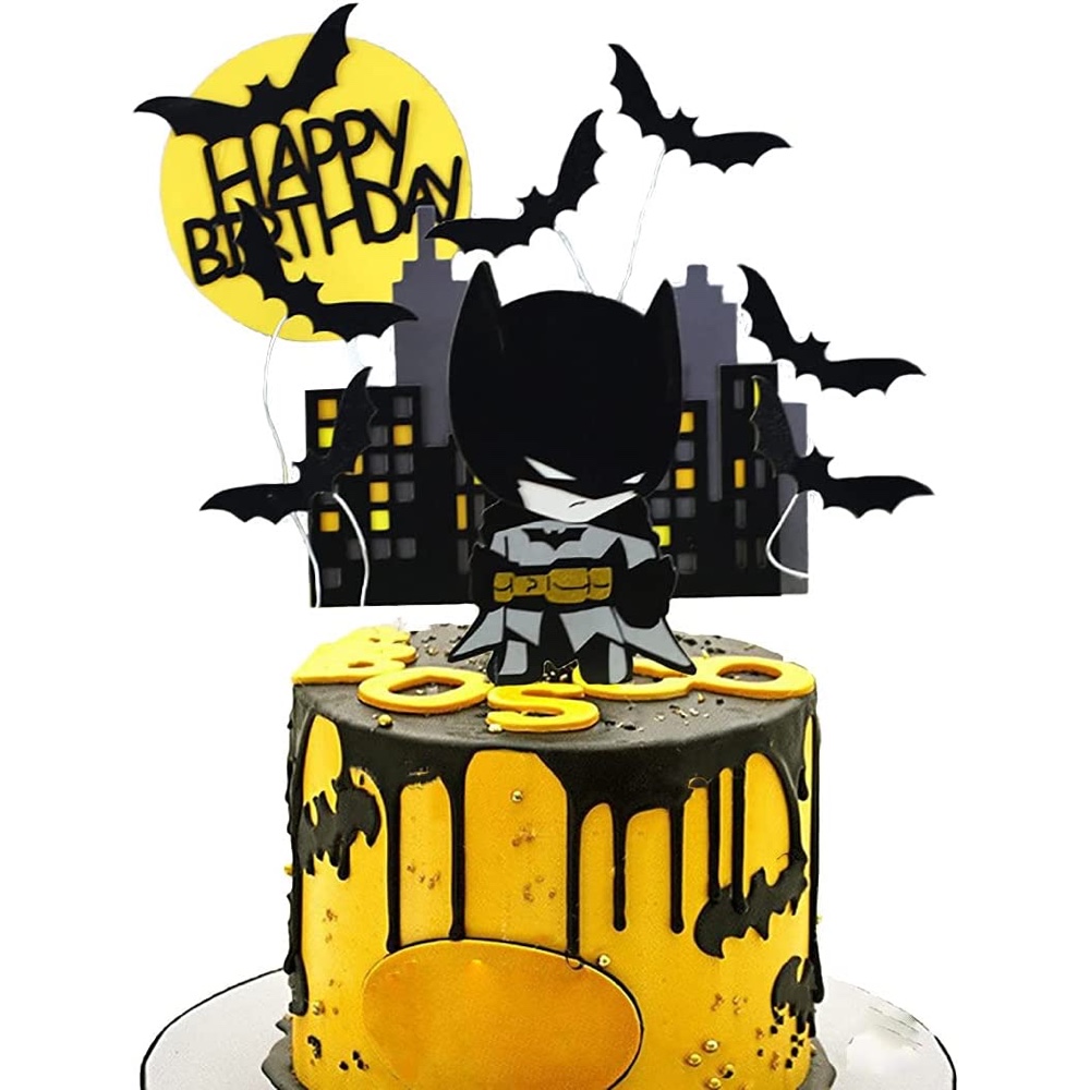 Batman Themed Party - Ideas - Inspiration - Kids - Children - Birthday Party - Party Decorations - Party Supplies - Cake Decorations